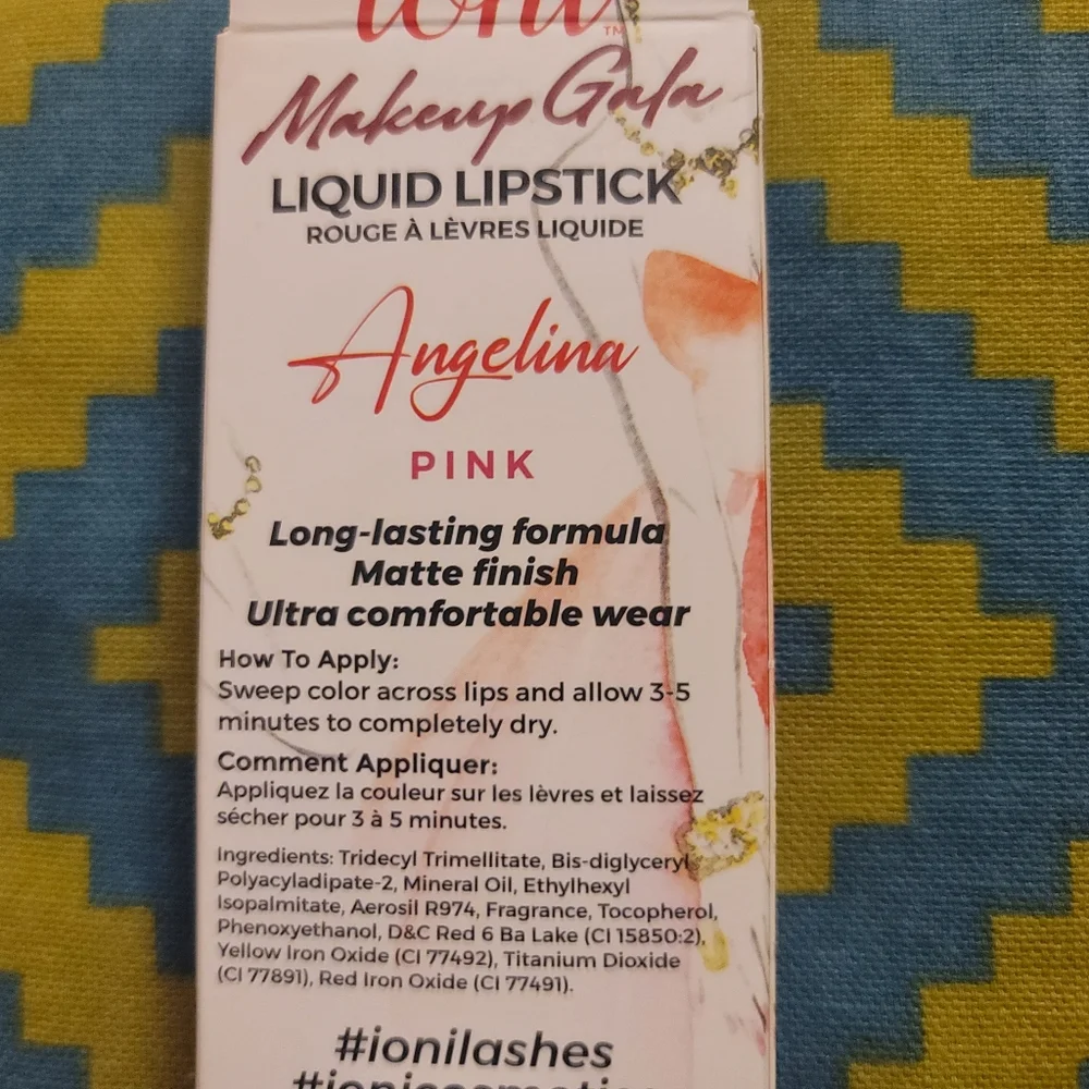 Ioni Angelina Liquud Lipstick-Pink